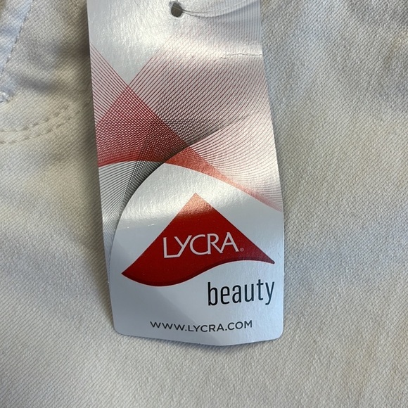 Old Navy White Rockstar Super Skinny Built In Sculpt Clean Slate Jeans Size 6P - Picture 4 of 9